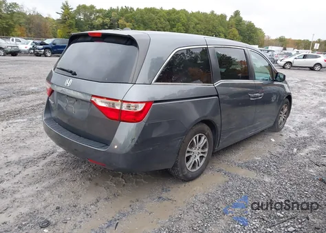 2013 Honda Odyssey Ex-L from USA, damaged, VIN 5FNRL5H68DB021982